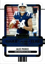 2022 Contenders #ROY-API Alec Pierce RC Emerald Panini Rookie of the Year