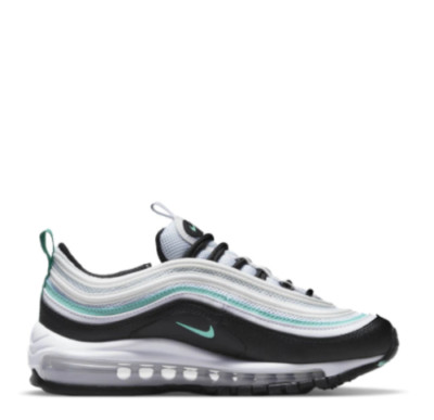 Nike Unisex Mädchen/Jungen weiß & schwarz Air Max 97S Turnschuhe UK 5 BRANDNEU