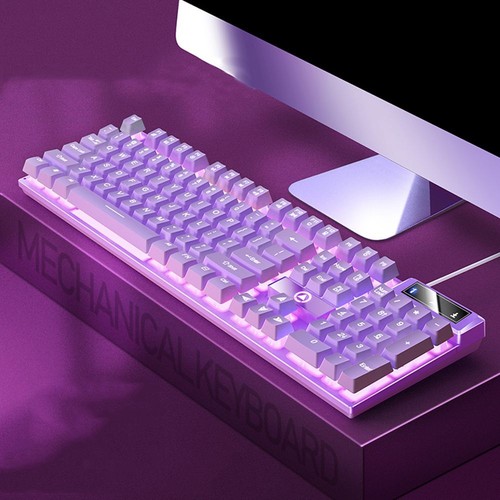 PC Gamer Backlit Keyboard Mechanical Keyboard Gaming Keyboard Wired Keyboard - Picture 21 of 26