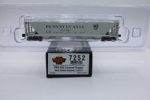Vagón embudo Broadway Limited Premium 7252 PENNSYLVANIA RR 2 piezas embalaje original escala N | Zustand: Neu