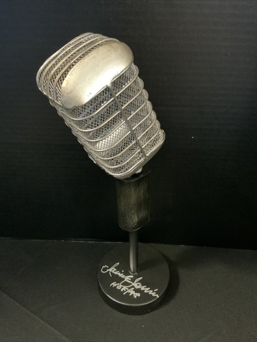 JAIME JARRIN Dodgers HOF SPANISH ANNOUNCER SIGNED DECORATION MICROPHONE PSA 9968