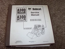 Bobcat Ingersoll Rand A300 Skid Steer Loader Turbo Shop Service Repair Manual xo