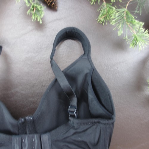 Amoena Bra 32DD Black Padded Underwire Adjustable Clasp Back - Picture 7 of 11