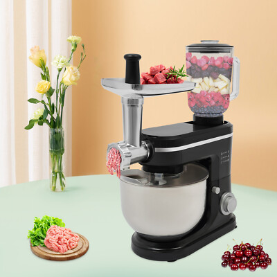 6.34-QT 700W 7-Speed Multi-function Kitchen Electric Stand Food Mixer w/ juicer