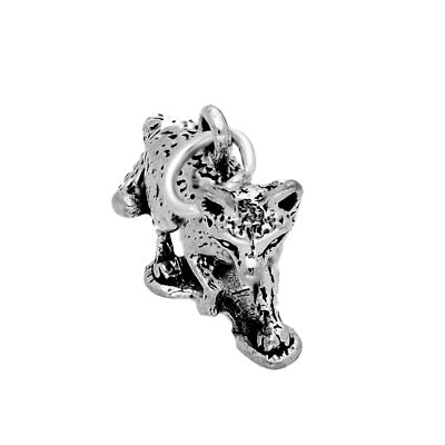 Sterling Silber Fuchs Anhänger