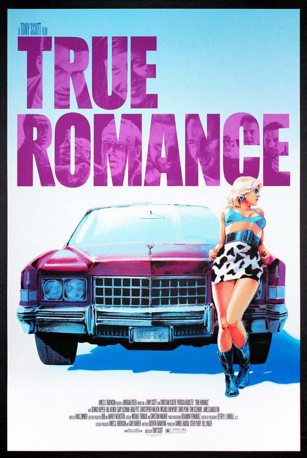 True Romance by Robert Sammelin Ltd Edition x/100 Screen Print