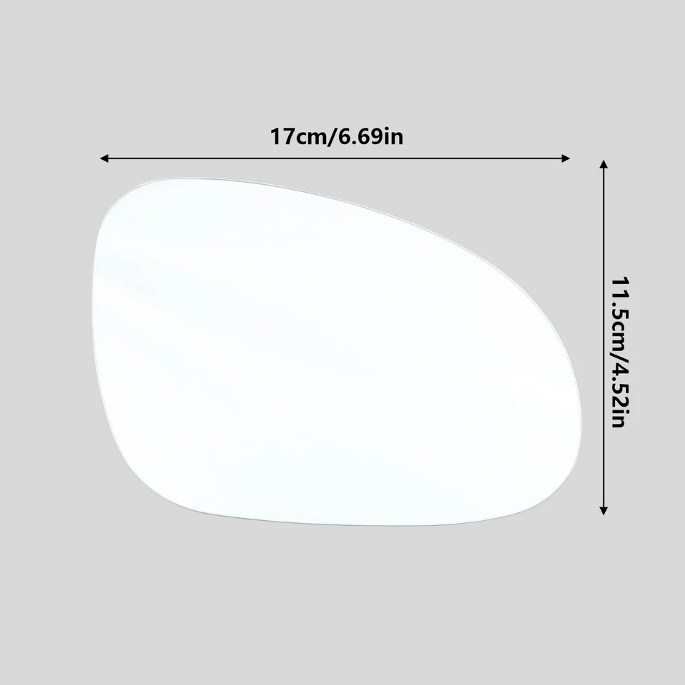 2x Für spiegelglas VW GOLF 5V PLUS links+Recht beheizbar asphärisch außenspiegel - Bild 3 von 4