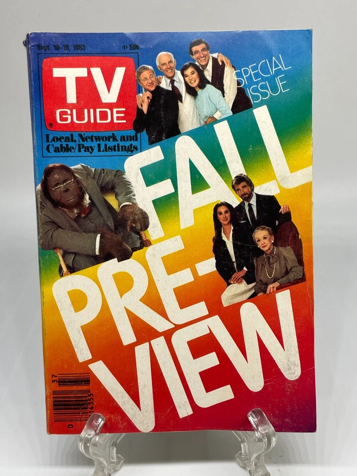 Vintage TV Guide FALL PREVIEW 1981 - 1997 IDAHO Edition YOU CHOOSE - Image 3 of 4