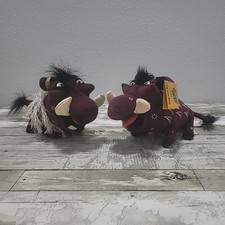 2x Disney Lion King Broadway Musical 6" Plush - Pumbaa