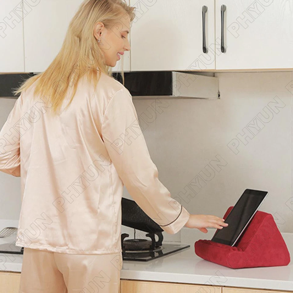 Tablet Pillow Stand Soft Multi-Angle Pad Pillow Holders For Lap Pad Bed Stand - Image 3 of 4