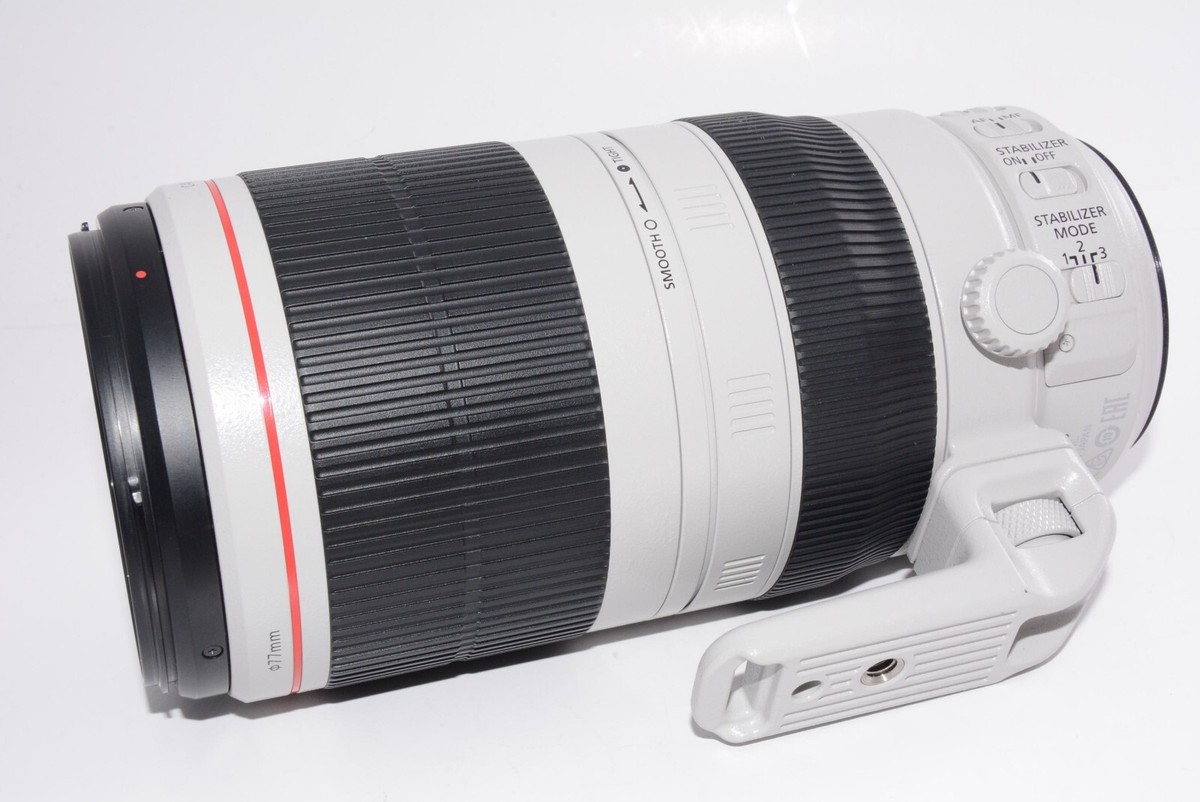 ❁完動品❁CANON EF100-400mm F4.5-5.6L IS USM Canon EF 100-400mm f/4.5-5.6L IS II USM Lens - White for