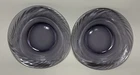 Pyrex Vintage Purple Swirl Amethyst Glass Festiva Salad Bowls Set Of 2