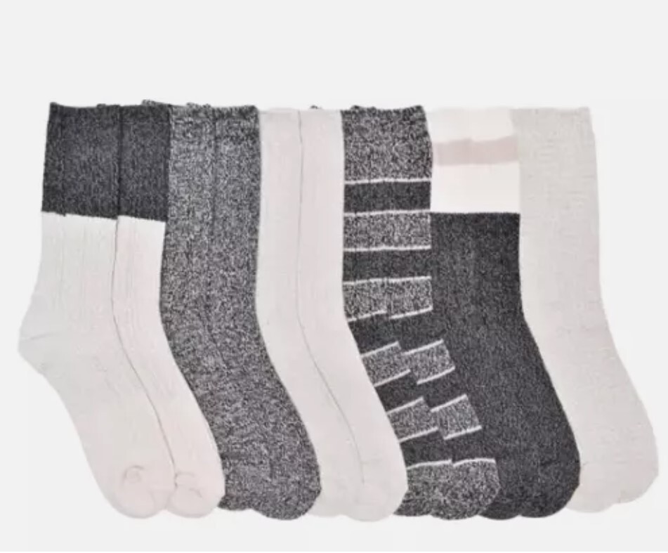 Lucky Brand 6-Pairs Ladies Super Soft Boot Socks - Womens Sz 5-10