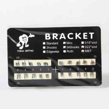 50Set Dental Metal Brackets Braces Mini Roth/MBT 022 Slot 345 hooks Mesh Base
