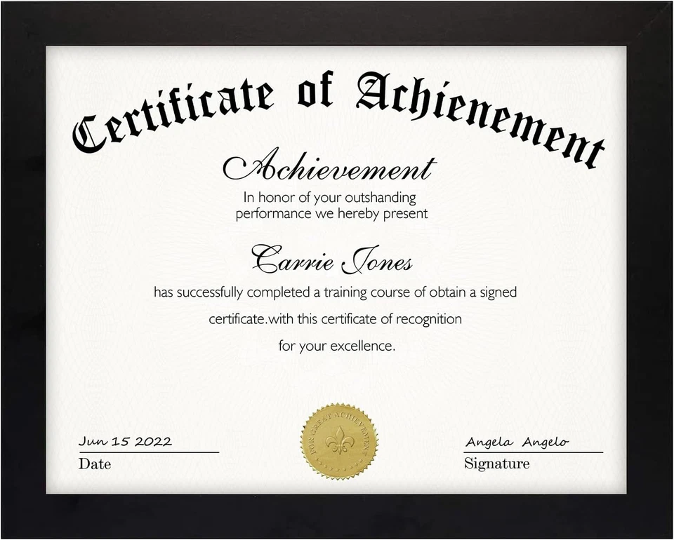 , Marco de fotos de 8,5 x 11 con perchas traseras para exhibición de pared, soporte de caballete para... Foto 2 de 4