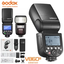 US GODOX V860III V860 III E-TTL II HSS Flash Light Speedlite Fr Canon Nikon Sony