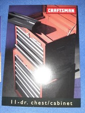 1997 SEARS ROEBUCK CRAFTSMAN TOOL CARDS #38 TOOL BOX
