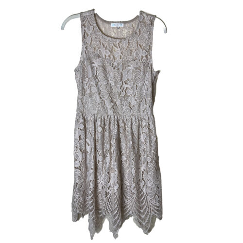 LOVE FIRE Juniors Women’s Large LACE DRESS