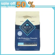Blue Buffalo Life Protection Formula Senior Dry Dog Food, Chicken & Brown Rice,
