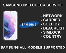 Samsung IMEI Info Full Check, Network, Carrier, Sold by, Status, Country