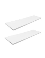 35 Cuft Outdoor Storage Shed Shelf, Outdoor Storage HDPE,White,35 Cuft Shelf