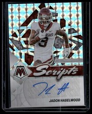 2023 Panini Mosaic Draft Picks #SM-JHA Jadon Haselwood Scripts Mosaic