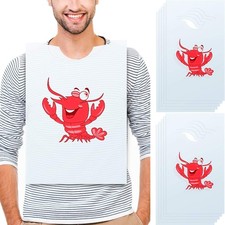 SATINIOR 30 Piece Lobster Bibs 23 Inch Crawfish Boil Party Supplies Crab...