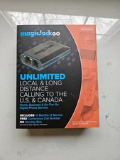 magicJackGO K1103 2017 VOIP Phone Adapter Digital Phone Service - Black