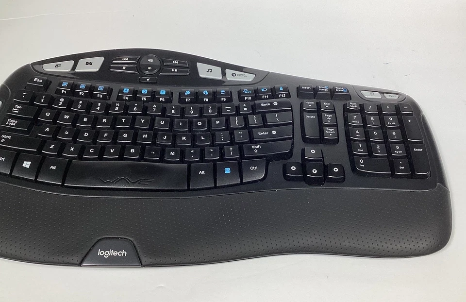 Logitech K350 Comfort Wave Wireless Keyboard No dongle tested - Image 4 of 4