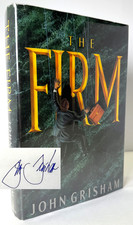 Product Image: The Firm SIGNED by John Grisham 1991 1st edition 1st print 1st state in Mylar VG