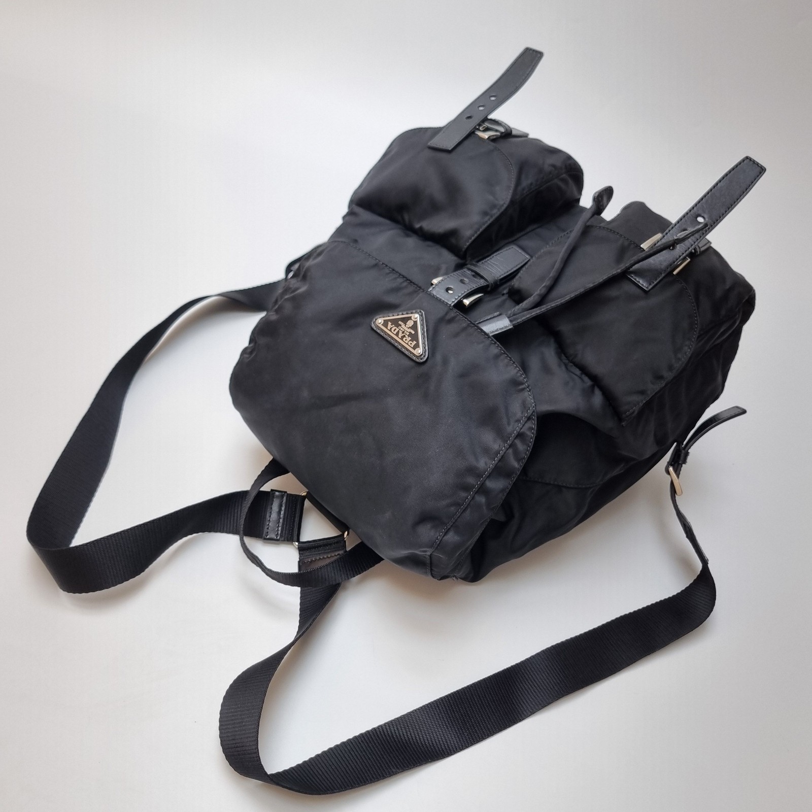 Prada Nylon Medium Backpack (New Model, Unisex, 1BZ811) 152106159 thumbnail 10