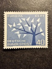 TIMBRE EUROPA CEPT ALLEMAGNE DESSINS N°256 NEUF ** LUXE MNH 1962