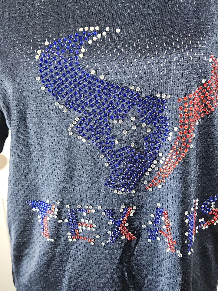 Texans JJ WATT 99 Womens Bling Jersey Large - Image 2 of 4