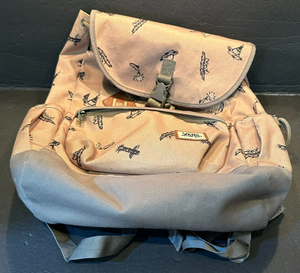 Bolso para libros VANS Coyote Hills marrón claro tipi y tótem funda para computadora portátil 19" Foto 2 de 4