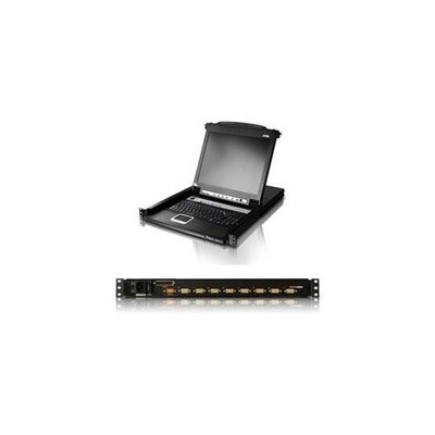 Aten CL5708M 17'' LCD Console 8-Port KVM w/ Peripheral Sharing