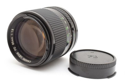 [Almost MINT] Canon New FD NFD 85mm f1.8 Manual Focus Portrait Lens From JAPAN