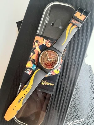 Swatch: James Bond 007 "The World Is Not Enough" (SUOZ304) Nuevo/Top-Rarität - Imagen 1 de 4