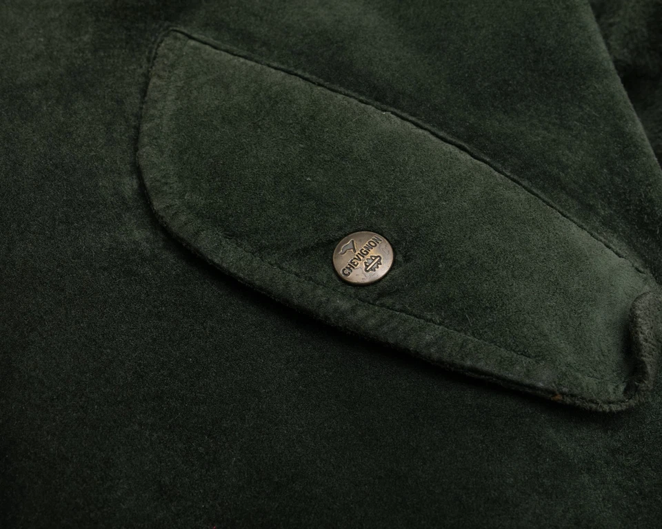 CHEVIGNON Vintage Suede Bomber US Navy Patches - Image 4 of 4