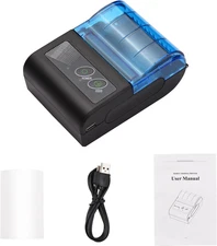 Thermal Printer, Portable Mini Thermal Receipt Printers, USB Receipt Bill Ticket