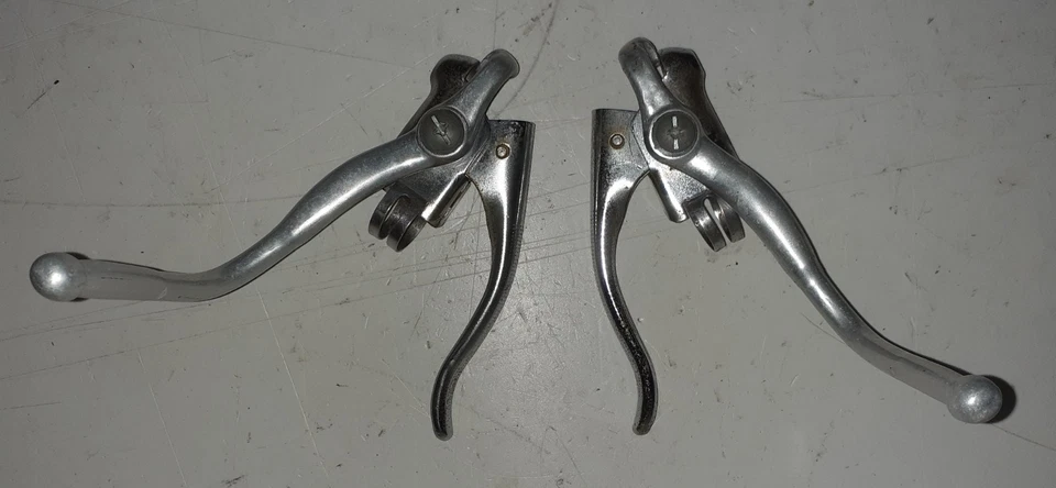 Leve freno  bici corsa in acciaio marcato con alzatine - Immagine 3 di 3