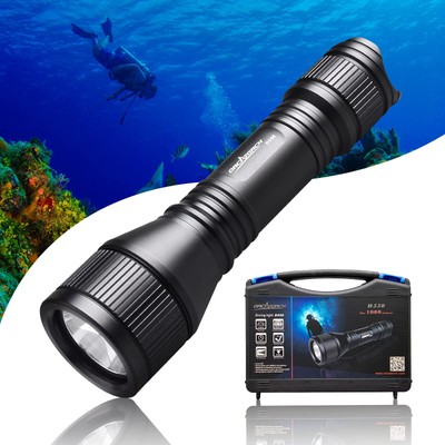 ORCATORCH D550 Scuba Dive Light 1000 Lumens Super Bright Underwater LED Diving F