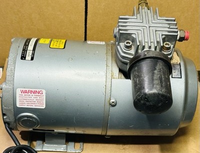 Gast 1HAB-10-M100X 115V 1/6HP 1725RPM Piston Air Compressor Vacuum Pump