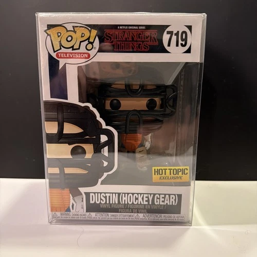 Funko Pop! Stranger Things Dustin Hockey Gear #719 Figure Hot Topic Exclusive