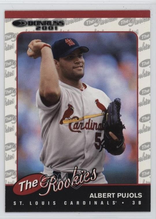 2001 Donruss The Rookies Albert Pujols #R97 RC