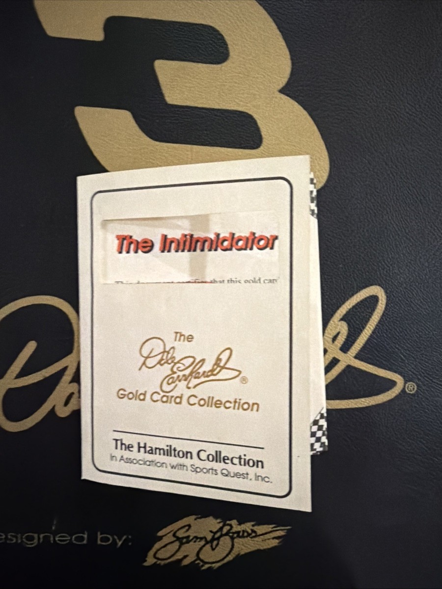 The Dale Earnhardt Gold Card Collection Designed By Sam Bass | eBay