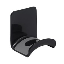 1Pcs ABS Plastic Headphone Stand Hanger, Table Headset Holder Wall Mount Black