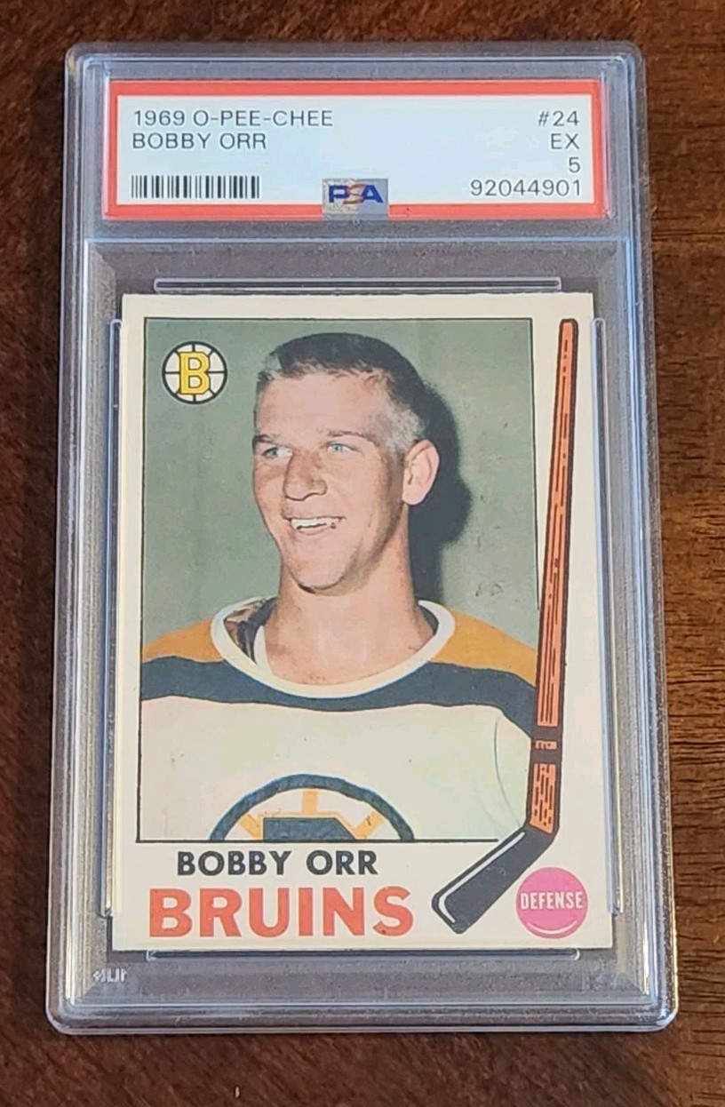 1969-70 O-Pee-Chee Bobby Orr #24 PSA 5 Boston Bruins HOF