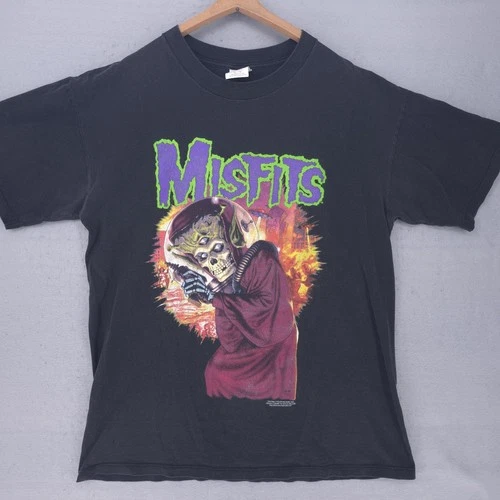 Misfits Band Shirt Mens XL Mars Attack 90s Punk 1990s vintage concert t-shirt, vintage, size XL, single stitch, B+ condition