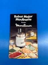 Livres de Recette Robot Major Moulinex Multifonction  Moulinette Vintage