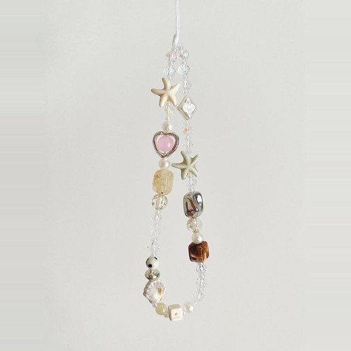 Hanging Cord Phone Wrist Strap Handmade Phone Charms Cute Bag Keychain - Photo 4 sur 8